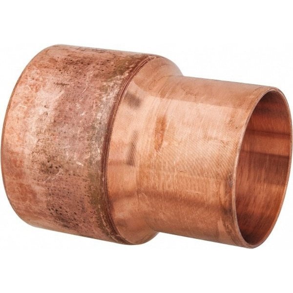 American Imaginations 3 in. x 2 in. Copper Reducing Coupling - Wrot AI-35281